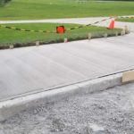 concrete curb construction