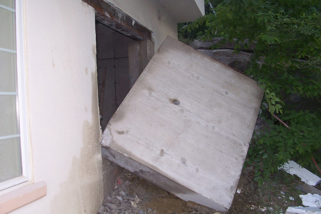 concrete wall sawing cutting